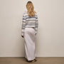 Linen Skirt in White | James Perse Los Angeles