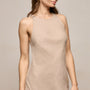 Linen Halter Maxi Dress in Stone | James Perse Los Angeles