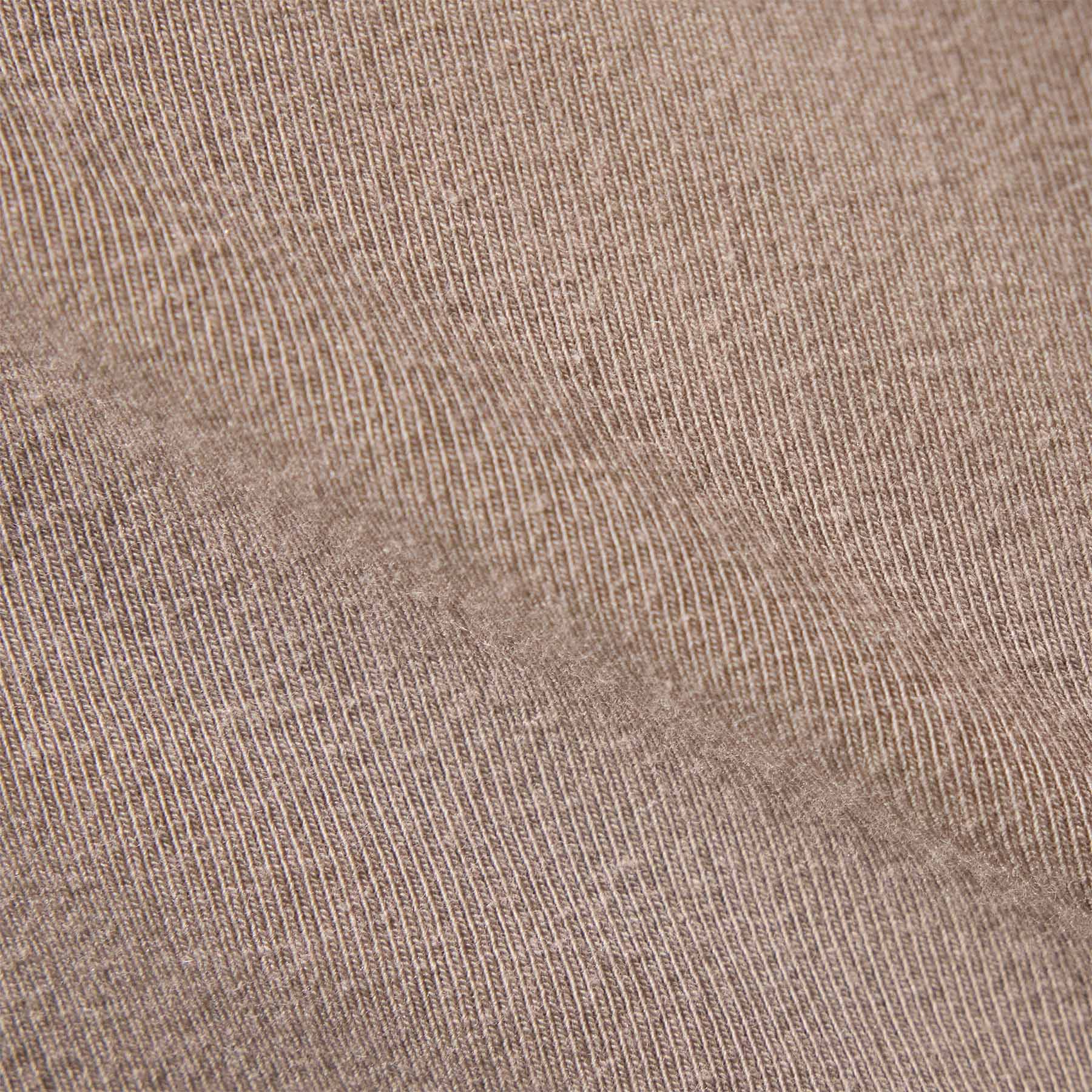 Stretch Lotus Deep V Short Sleeve Tee  in Tan | James Perse Los Angeles