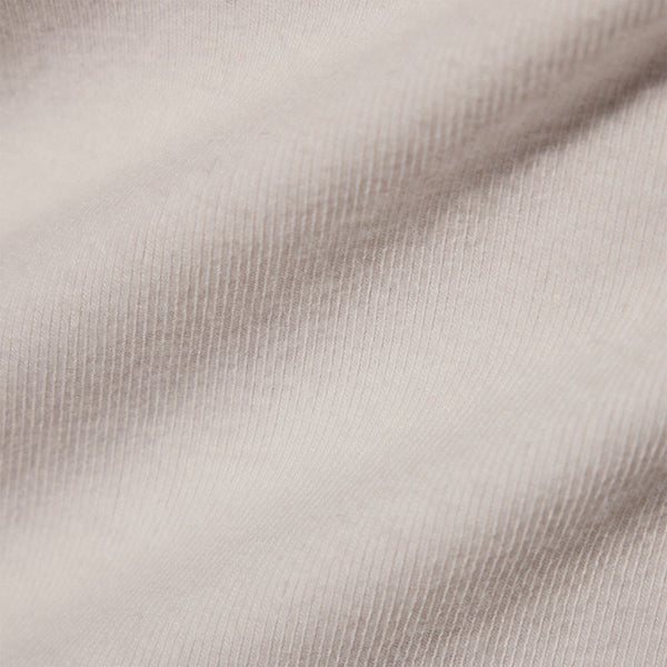 Stretch Lotus Rib Wide V Knit Top in White | James Perse Los Angeles