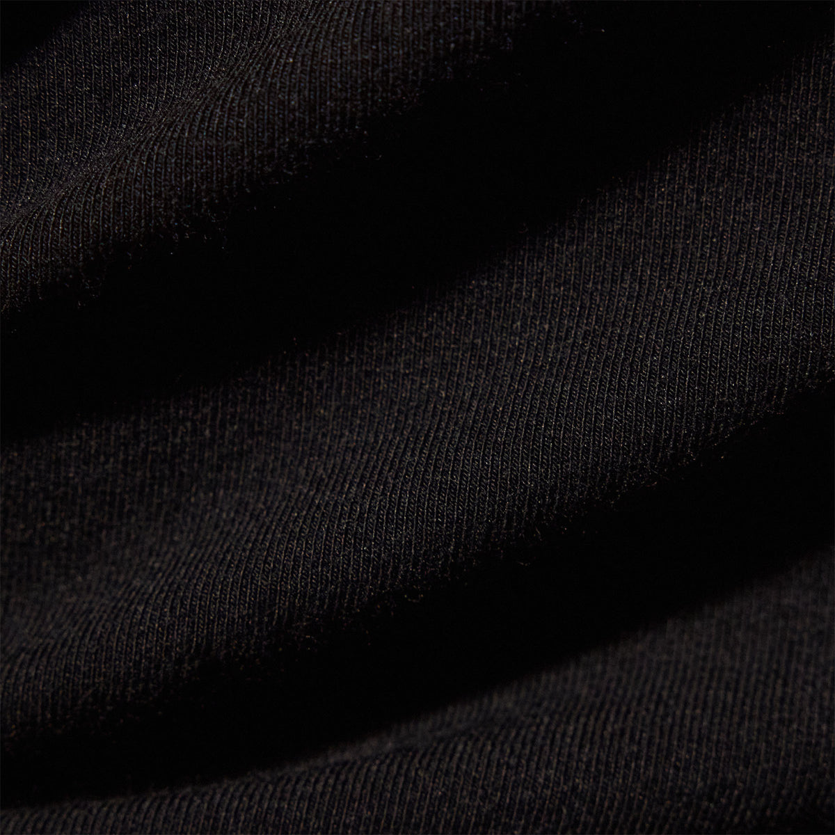 Lotus Sretch Rib Short Sleeve Sport Tee in Black | James Perse Los Angeles