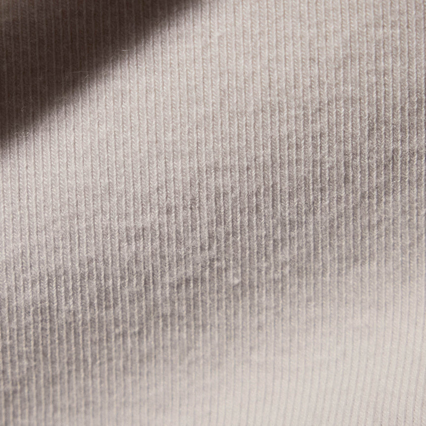 Lotus Sretch Rib Short Sleeve Sport Tee in White | James Perse Los Angeles