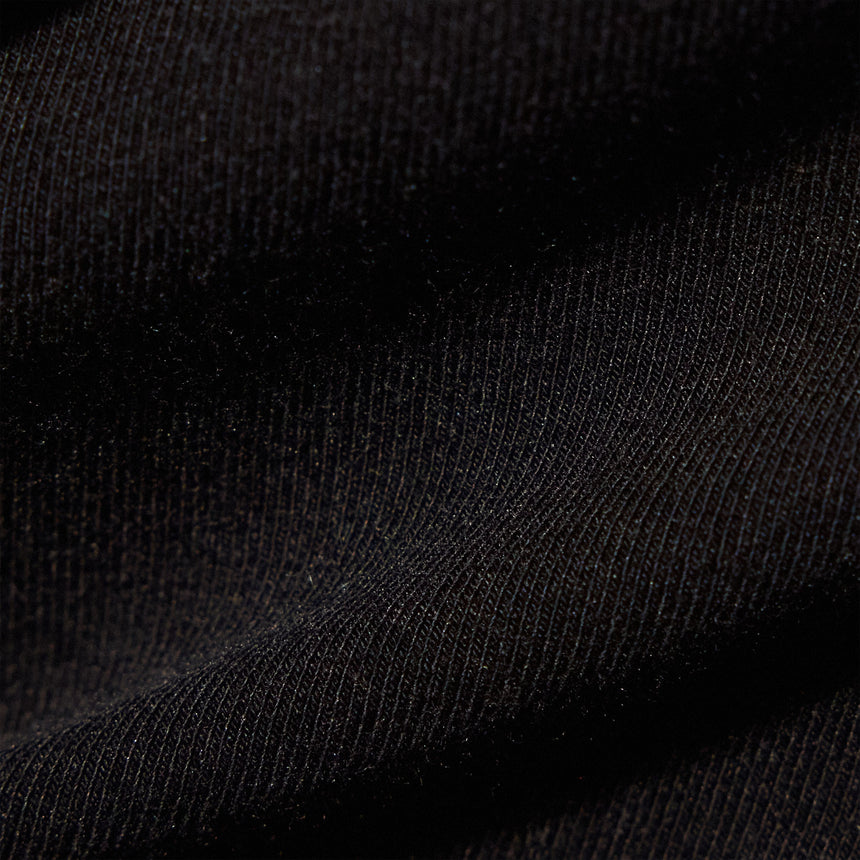 Stretch Lotus Mock Neck Dress in Black | James Perse Los Angeles