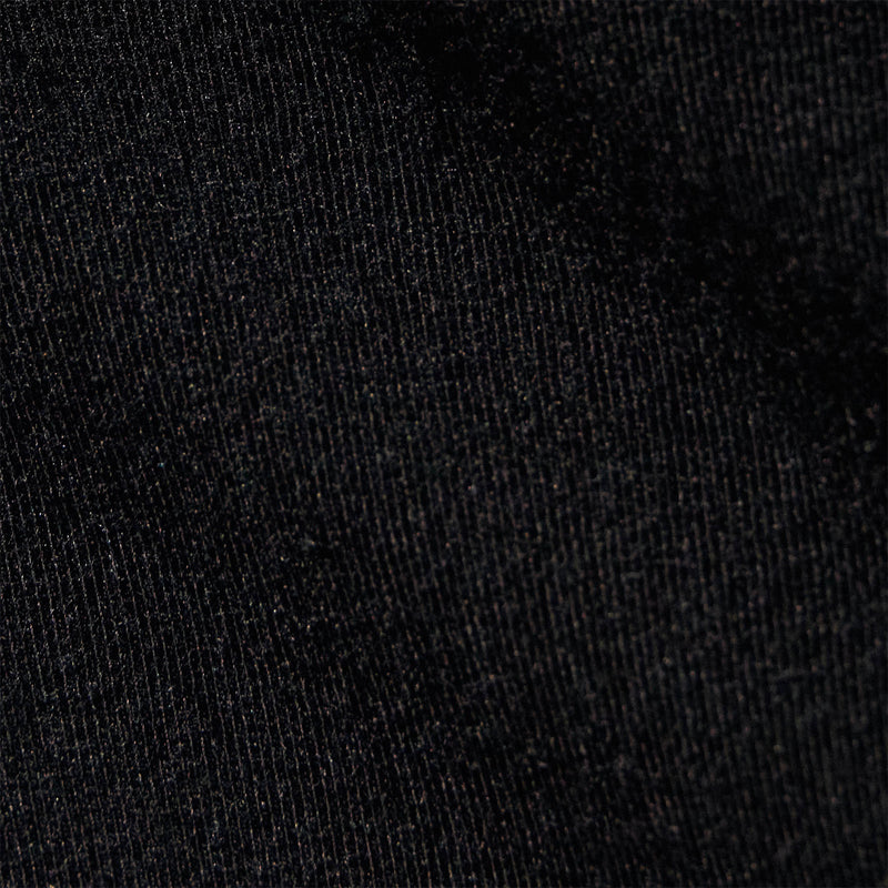 Stretch Lotus Deep V Dress  in Black | James Perse Los Angeles