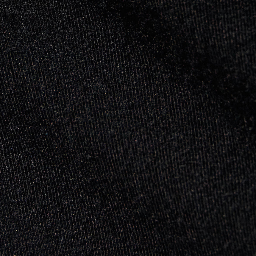 Stretch Lotus Deep V Dress  in Black | James Perse Los Angeles