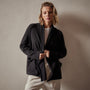 Cashmere Shawl Collar Relaxed Cardigan in Black | James Perse Los Angeles