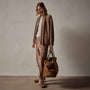 Cashmere Shawl Collar Relaxed Cardigan in Chestnut | James Perse Los Angeles