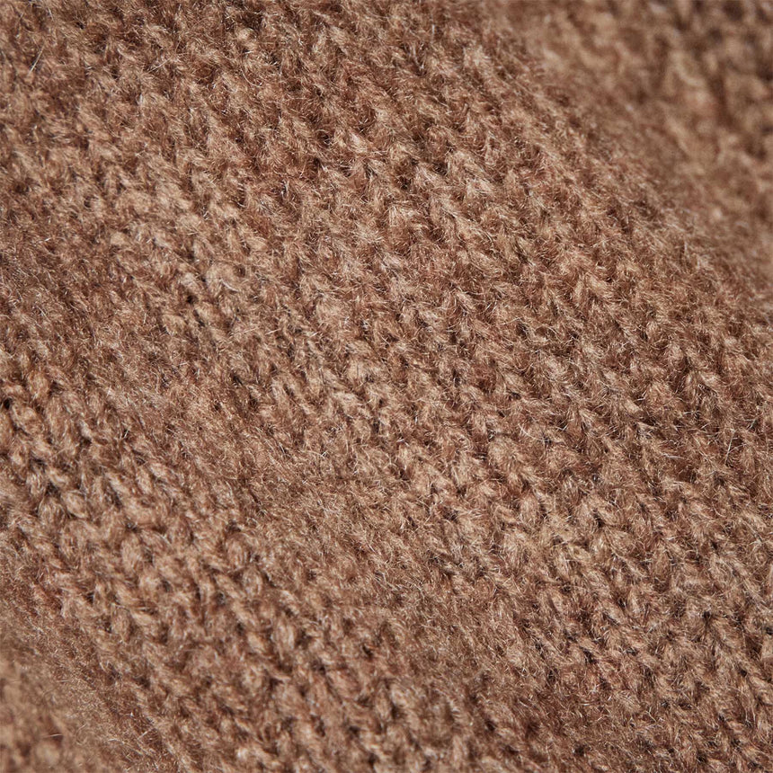 Cashmere Shawl Collar Relaxed Cardigan in Chestnut | James Perse Los Angeles