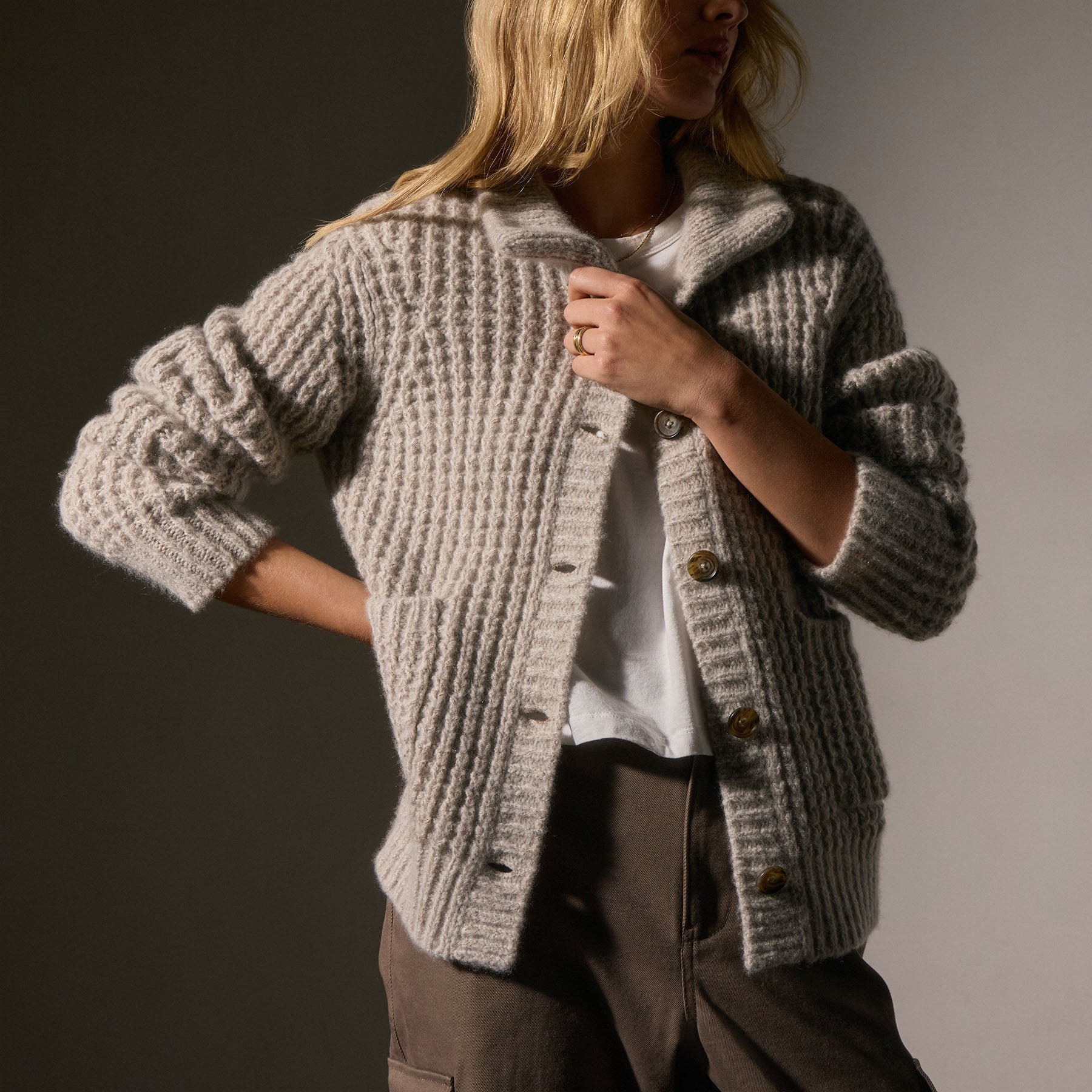 Hazel Moon Dolls Kill Love You So Mush Women's Tan Knit