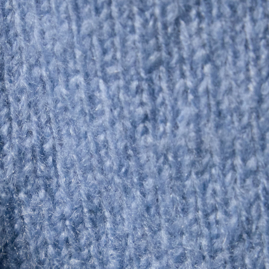 Cashmere Saddle Shoulder Crew Neck  in Azure | James Perse Los Angeles