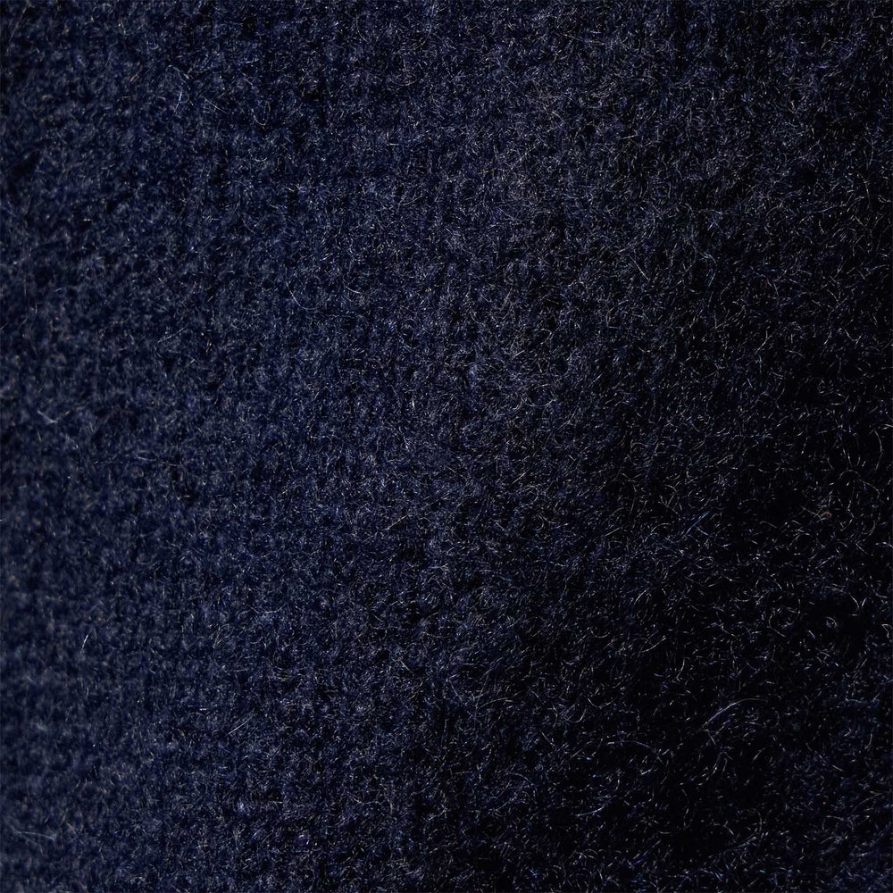 Cashmere Saddle Shoulder Crew Neck in Deep Navy | James Perse Los Angeles
