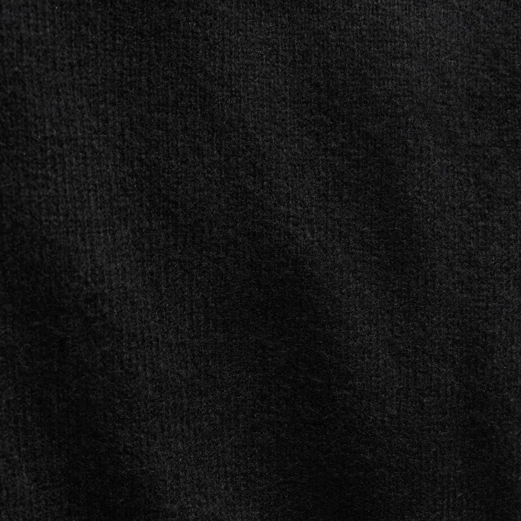 Lightweight Textured Cashmere Crew in True Black | James Perse Los Angeles FLAT