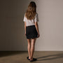 Linen Viscose Utility Skirt in Black | James Perse Los Angeles