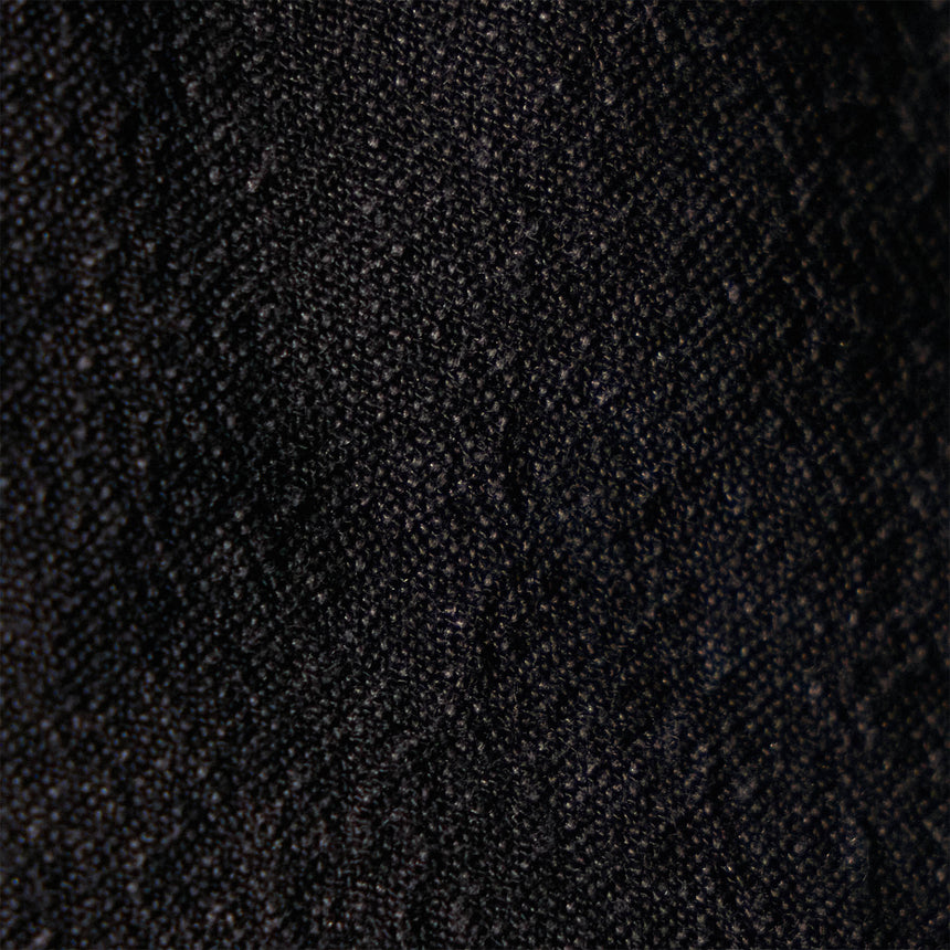 Textured Linen Viscose Jumpsuit in Black | James Perse Los Angeles