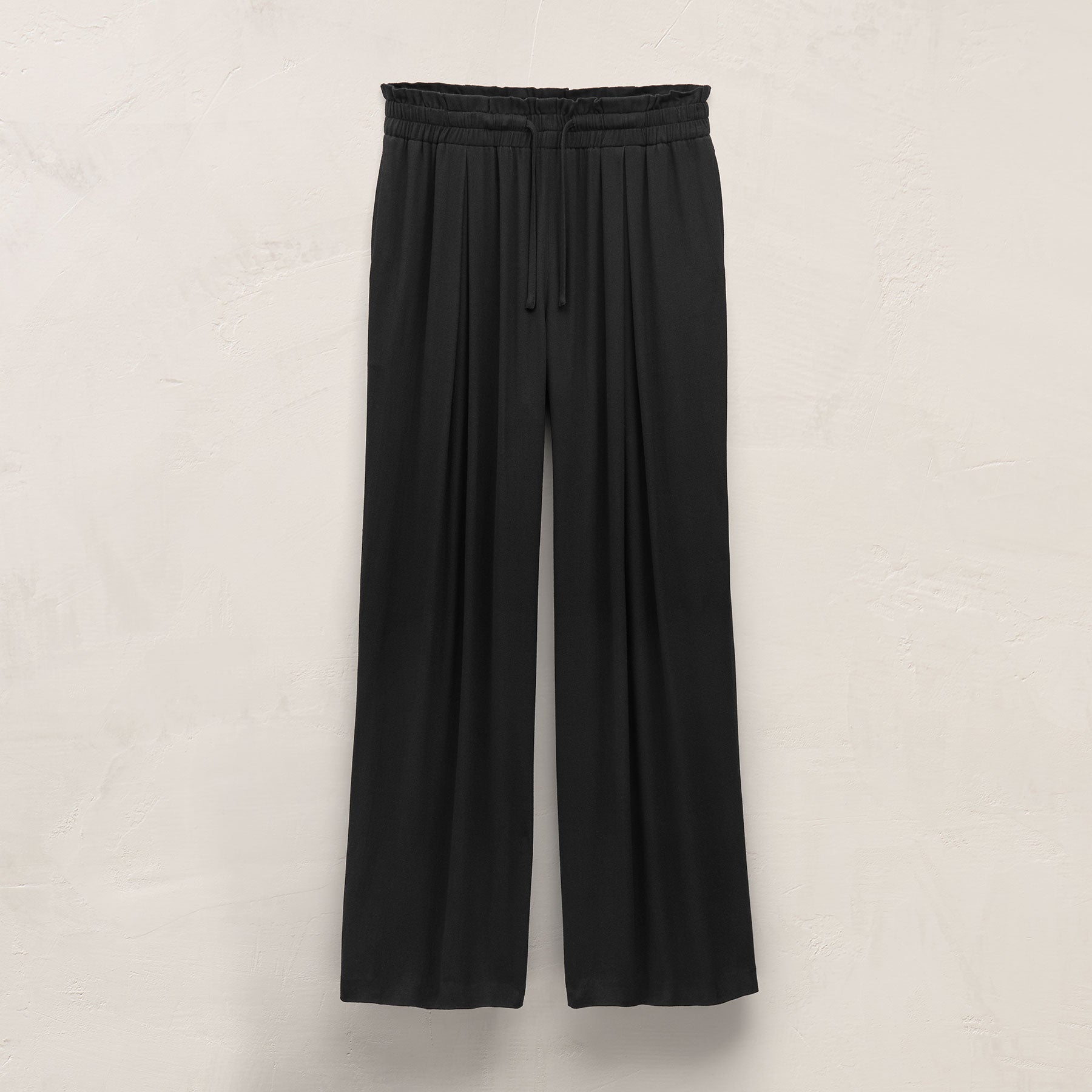 Lx Viscose Wool Paperbag Pant in Black | James Perse Los Angeles