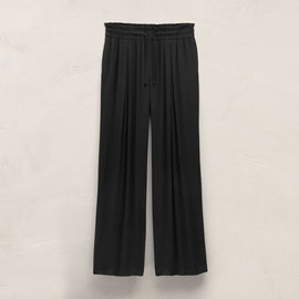 Lx Viscose Wool Paperbag Pant in Black | James Perse Los Angeles