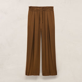 Lx Viscose Wool Paperbag Pant in Gingerbread | James Perse Los Angeles