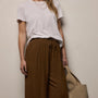 Lx Viscose Wool Paperbag Pant in Gingerbread | James Perse Los Angeles