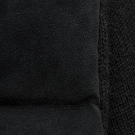 Quilted Suede Mixed Media Jacket in Black | James Perse Los Angeles