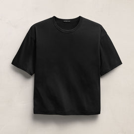Lightweight Luxe Jersey Tee in Black | James Perse Los Angeles
