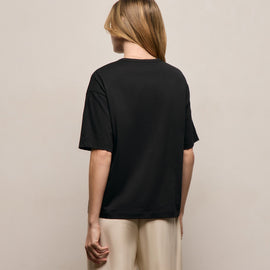Lightweight Luxe Jersey Tee in Black | James Perse Los Angeles