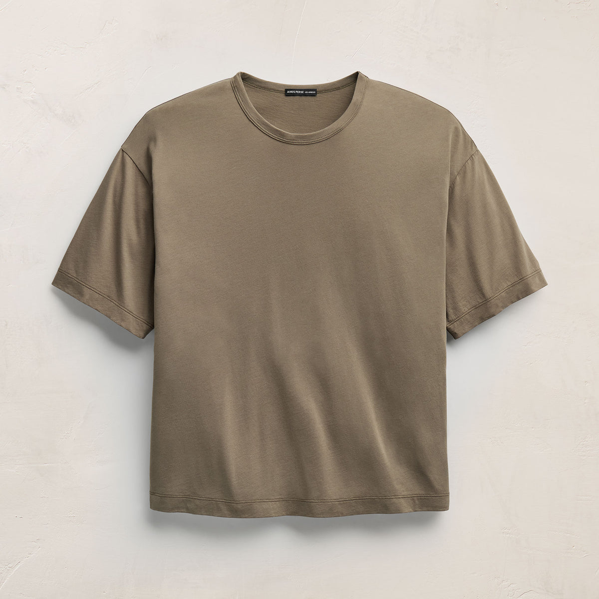 Lightweight Luxe Jersey Tee in Light Olive | James Perse Los Angeles