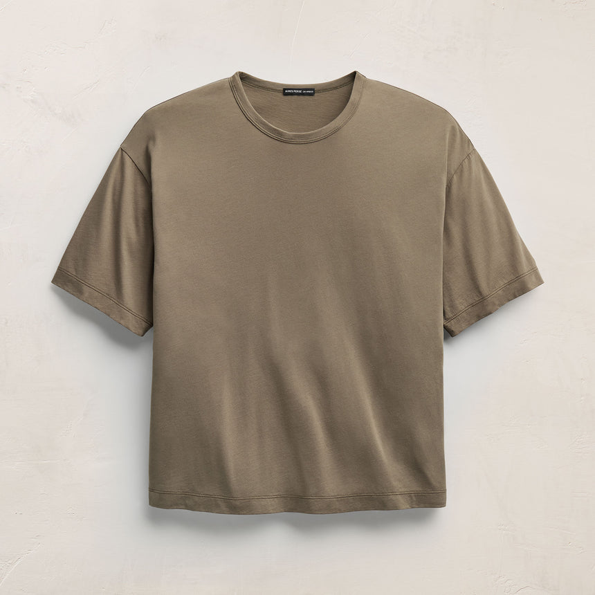Lightweight Luxe Jersey Tee in Light Olive | James Perse Los Angeles