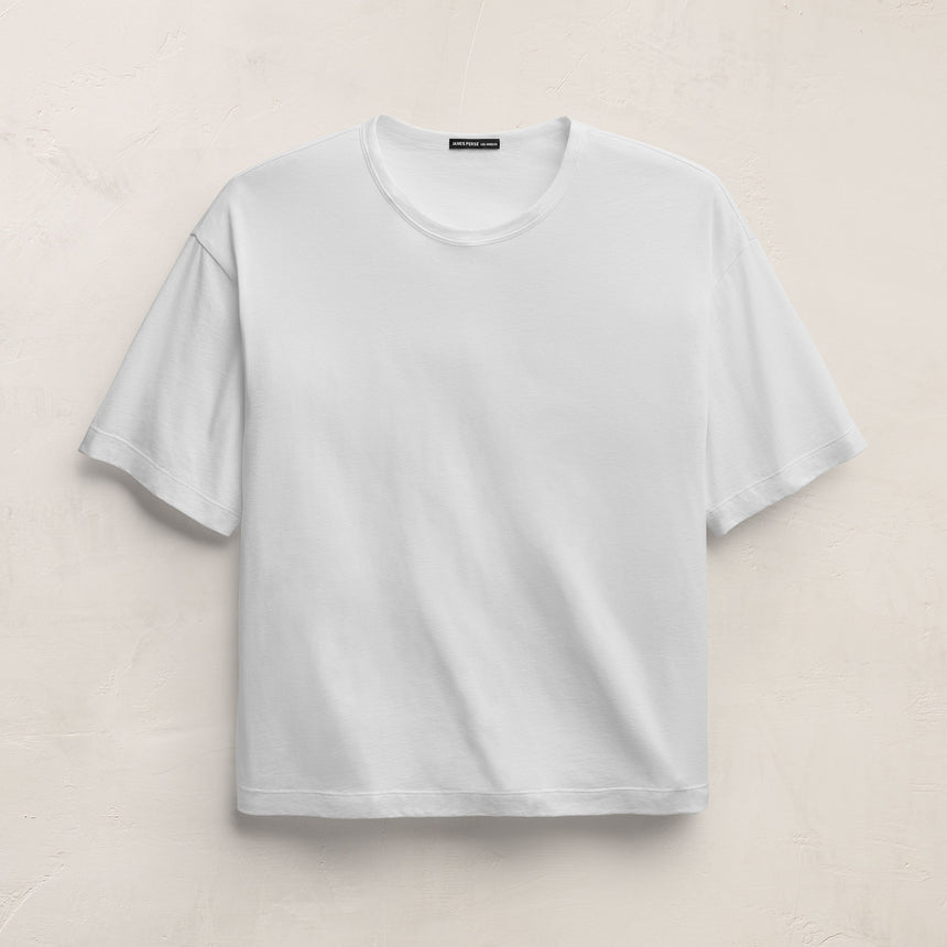 Lightweight Luxe Jersey Tee in White | James Perse Los Angeles