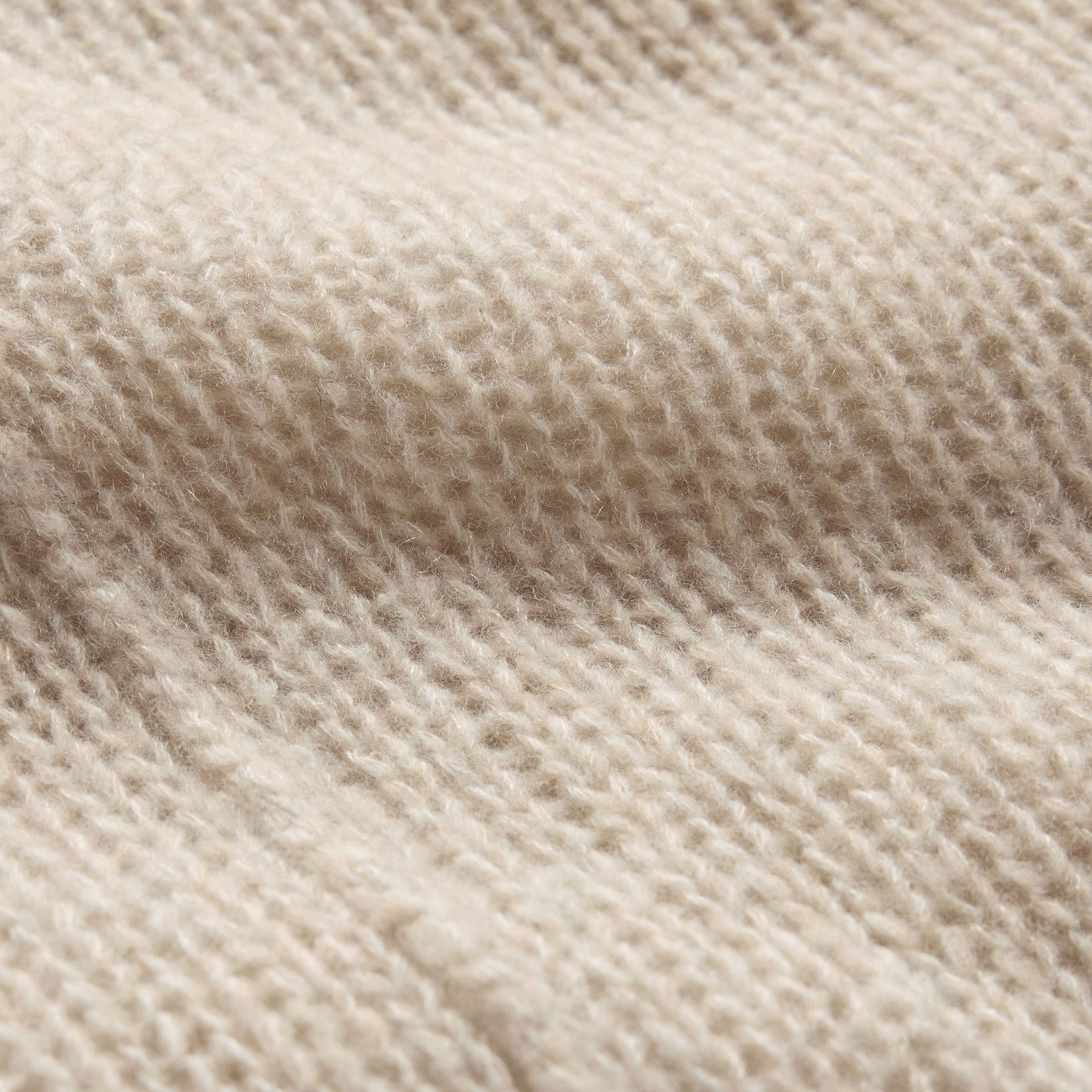Marled Cashmere Silk V Neck Sweater in Alabaster Mix | James Perse Los Angeles