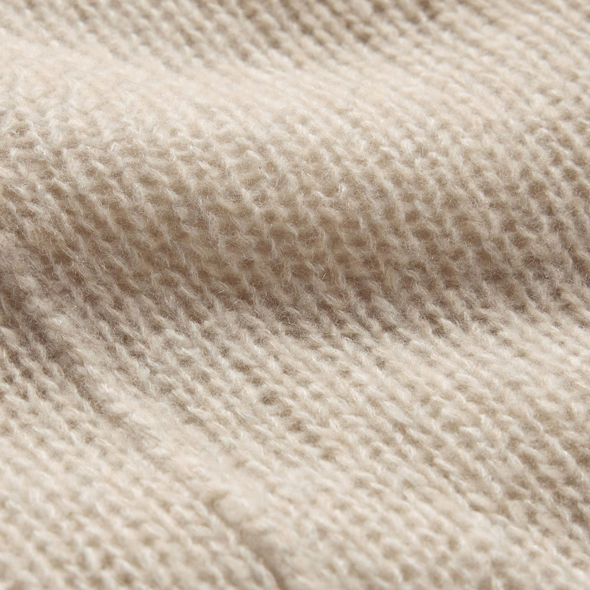 Marled Cashmere Silk V Neck Sweater in Alabaster Mix | James Perse Los Angeles