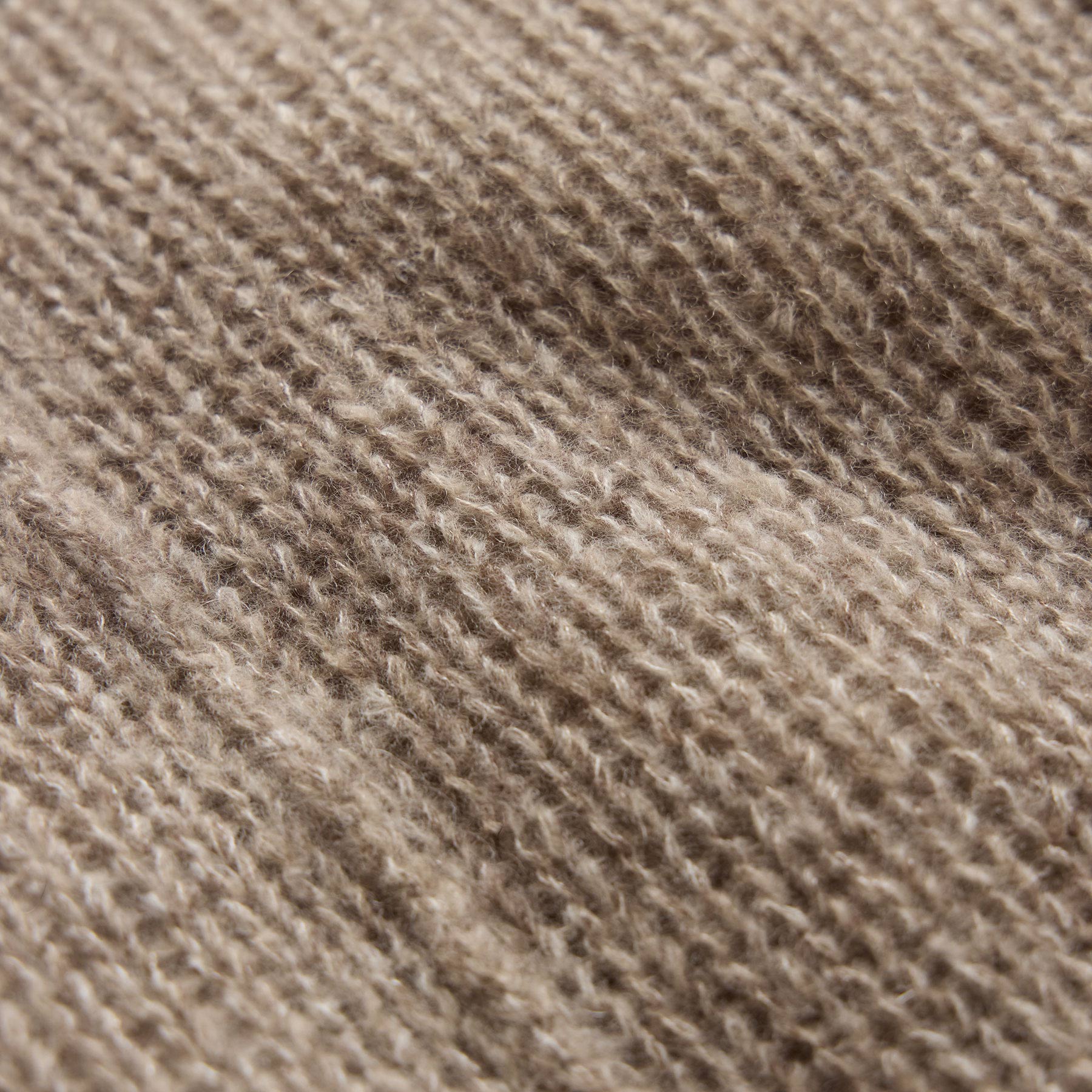 Marled Cashmere Silk V Neck Sweater in Grout Mix | James Perse Los Angeles