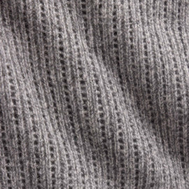 Open Stitch Vest in Grey Mix | James Perse Los Angeles FLAT