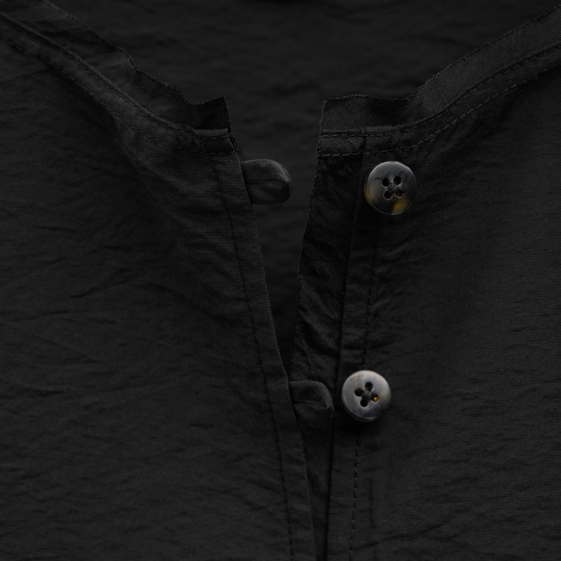 Modal Silk Blend Tie Up Blouse in Black | James Perse Los Angeles