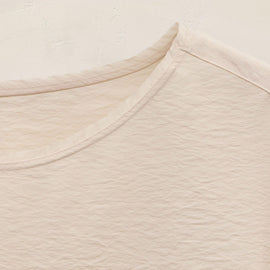 Modal Silk Blend Drop Shoulder Blouse in Parchment | James Perse Los Angeles