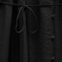 Modal Silk Blend Tie Up Dress in Black | James Perse Los Angeles