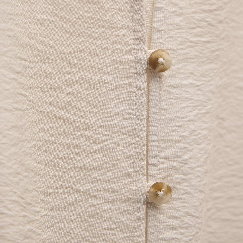 Modal Silk Blend Tie Up Dress in Parchment | James Perse Los Angeles