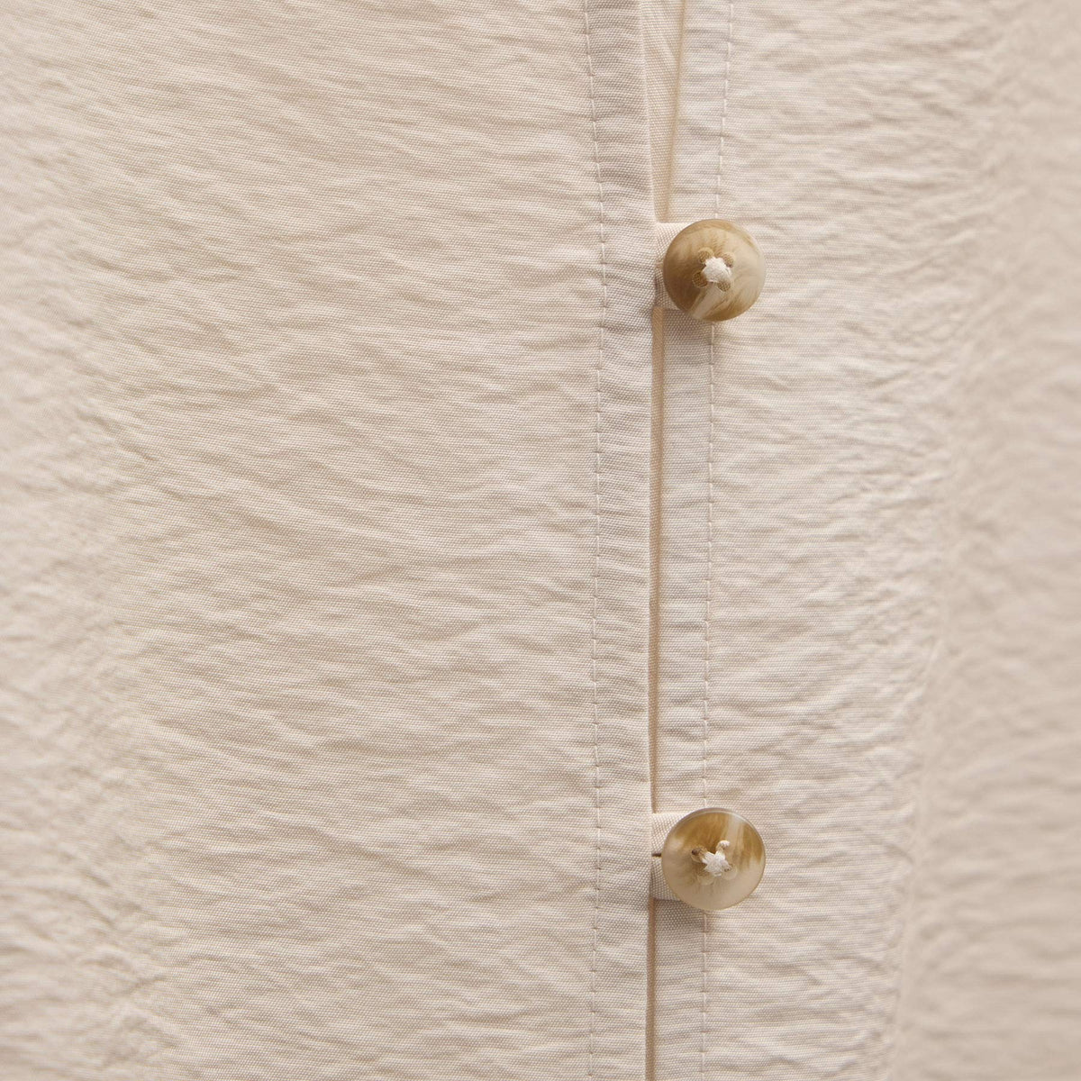 Modal Silk Blend Tie Up Dress in Parchment | James Perse Los Angeles