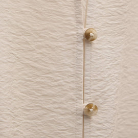 Modal Silk Blend Tie Up Dress in Parchment | James Perse Los Angeles