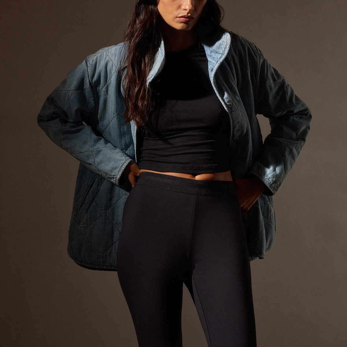 Scuba Legging in Black | James Perse Los Angeles