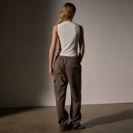 Cropped Shell Top  in White | James Perse Los Angeles