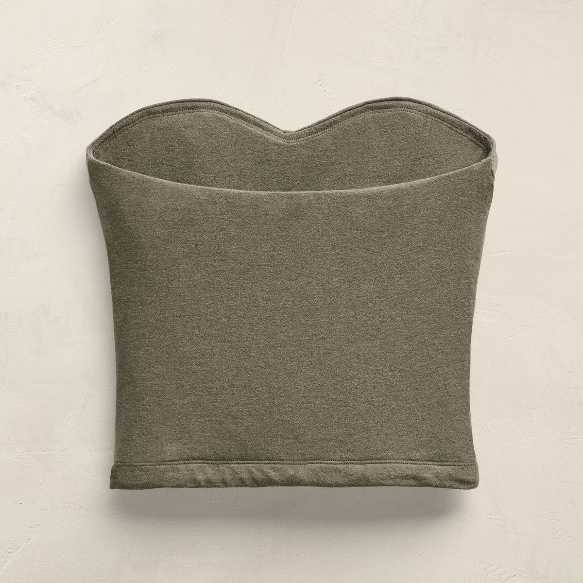 Ruched Strapless Top - Birch