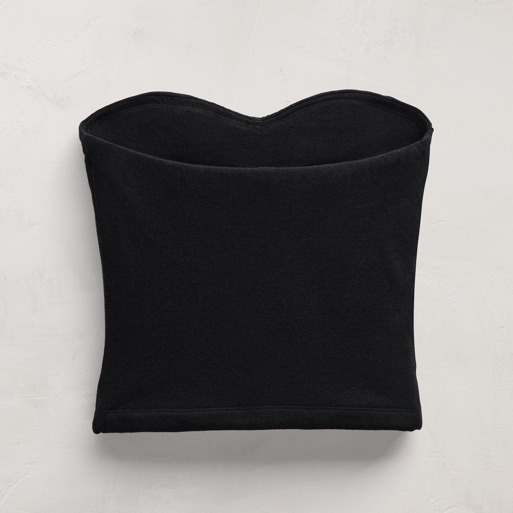 Ruched Strapless Top in Black | James Perse Los Angeles