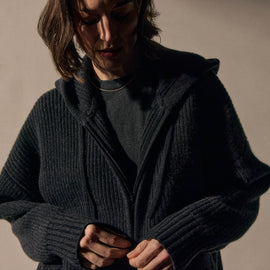 Beach Zip Sweater in Coal | James Perse Los Angeles / Womens