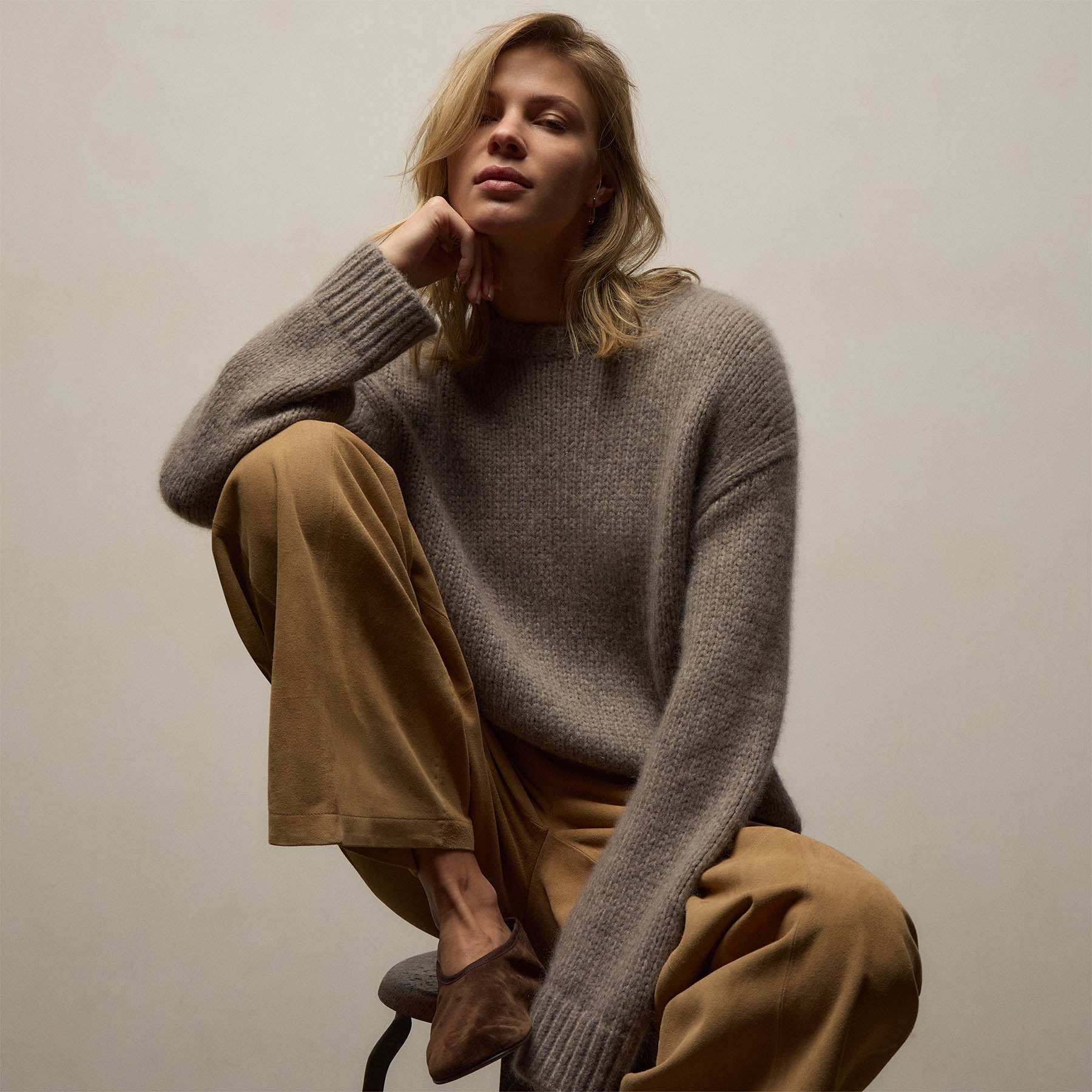 Textured Cashmere Sweater