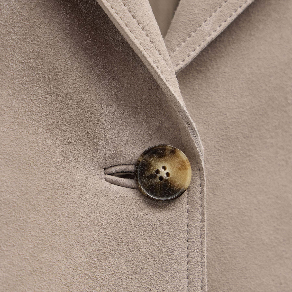 Suede Blazer in Grout | James Perse Los Angeles
