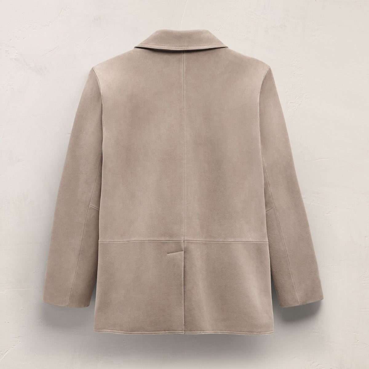 Suede Blazer in Grout | James Perse Los Angeles