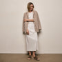 Relaxed Suede Blazer in Grout | James Perse Los Angeles