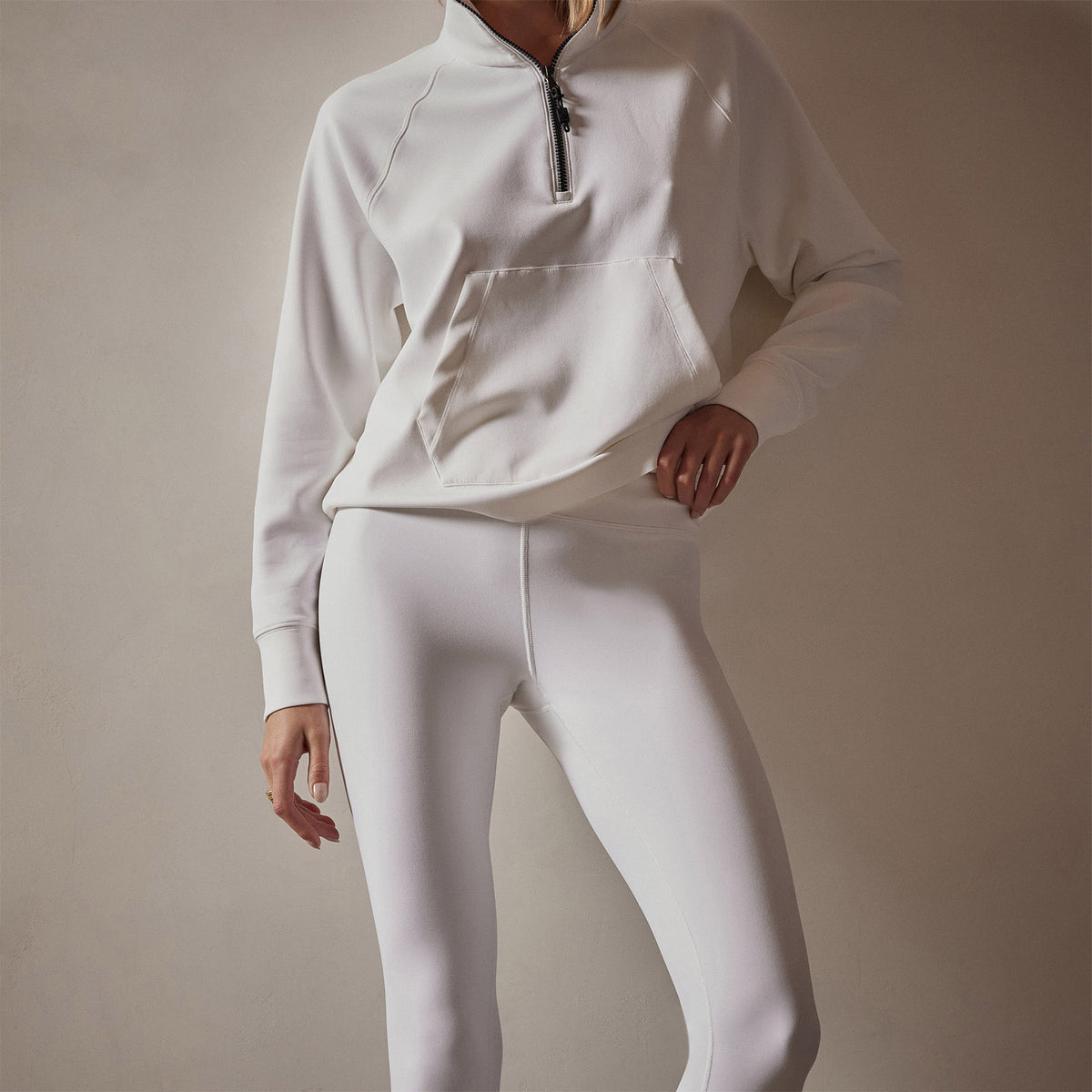 High Rise Leggings in White | James Perse Los Angeles