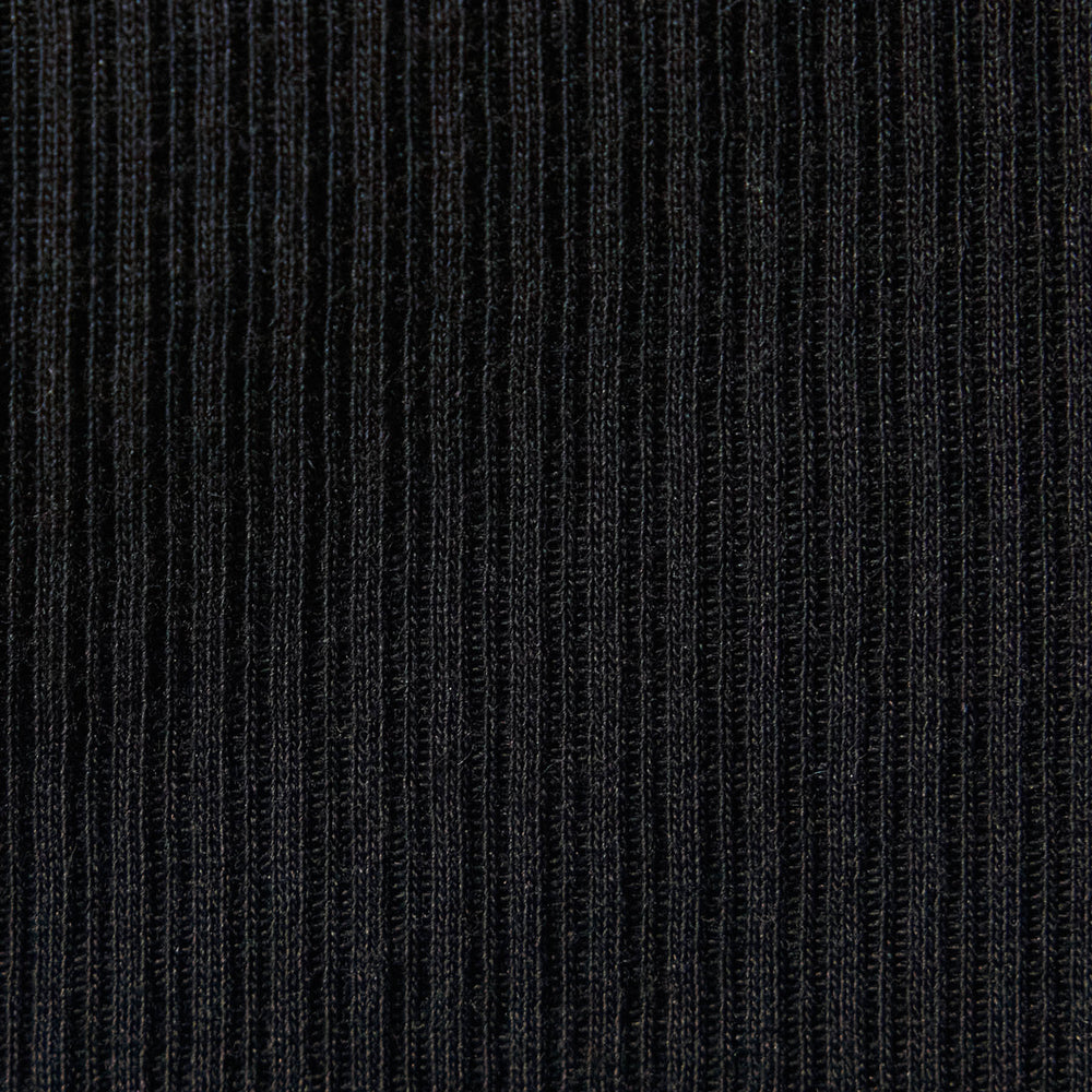 Ribbed High Neck Cami in Black | James Perse Los Angeles