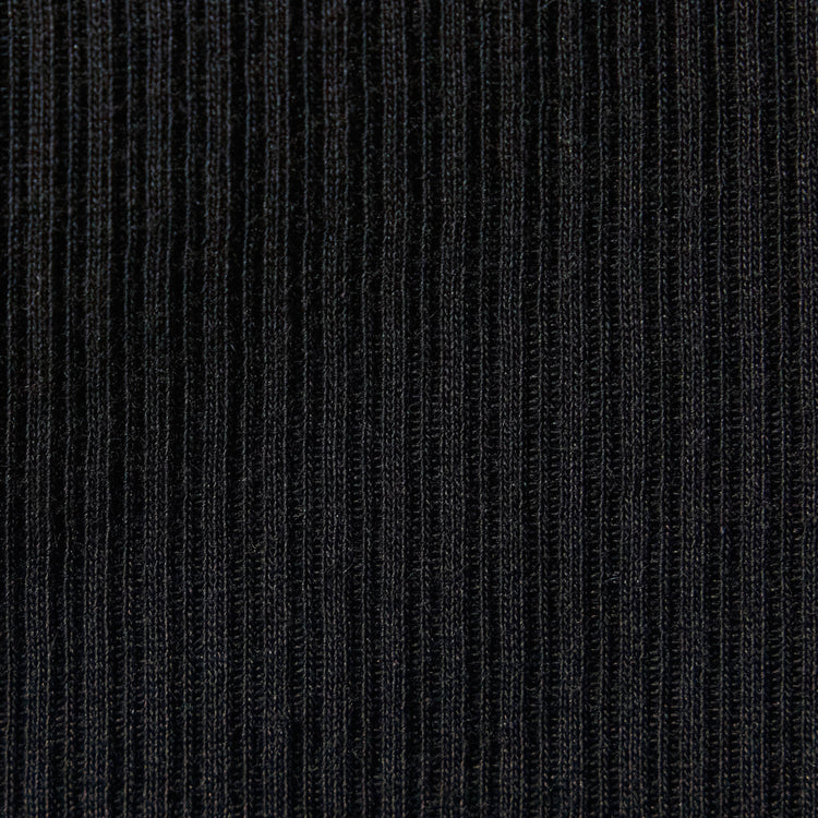 Ribbed High Neck Cami in Black | James Perse Los Angeles